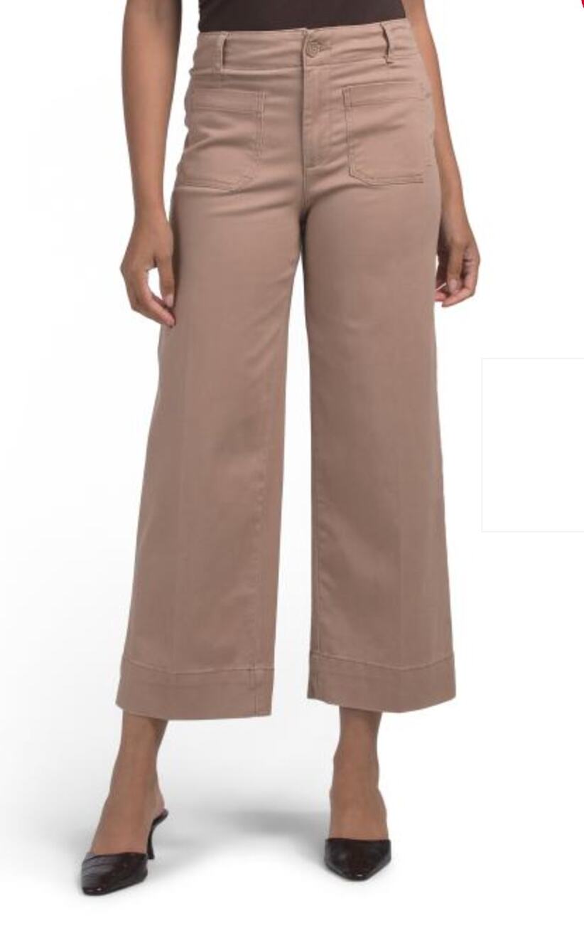 Wide Leg Cropped Bagetelle Collection Pant - Size 10, NWT